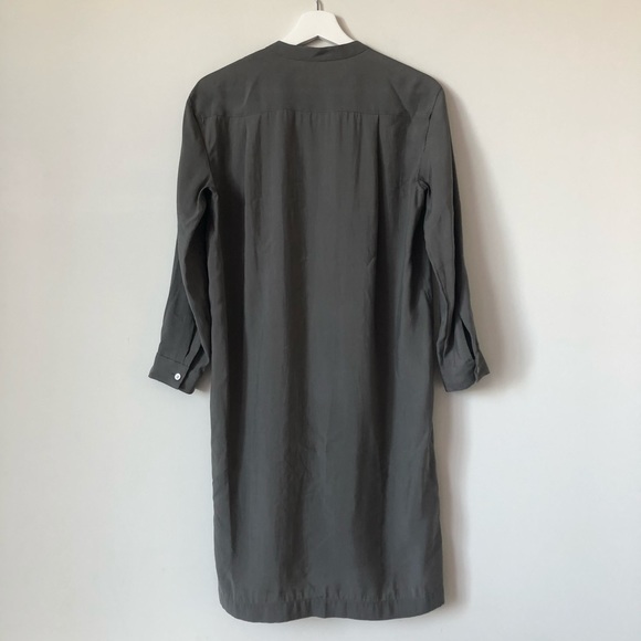 Madewell | pleated grey tunic dress - Picture 4 of 5